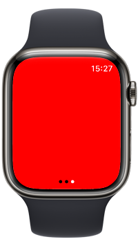 Apple Watchのフラッシュライトでモードを選択する