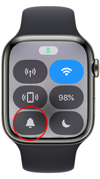 Apple Watchで通知音などを消す