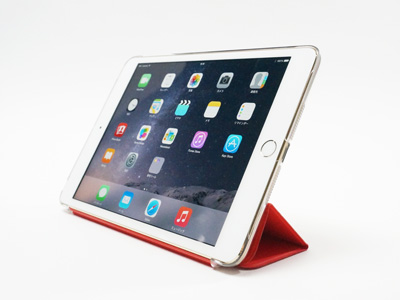 iPad mini 3/2専用『エアージャケットセット』 スタンド機能を利用可能