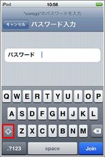 iPod touch 小文字
