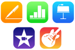 アップルがPages、Numbers、Keynote、iMovie、GarageBandの各アプリを無料化