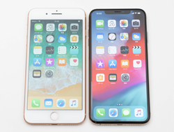 「iPhone XS Max」と「iPhone 8 Plus」の比較