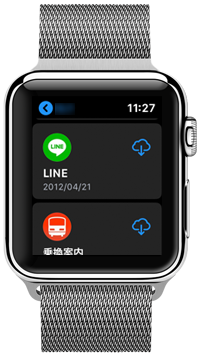 Apple WatchのApp Storeで購入済みアプリを一覧表示する