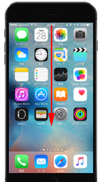 iPhoneのホーム画面でApple Watchのバッテリー残量を確認する