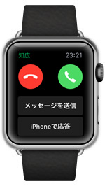 Apple Watchで保留する