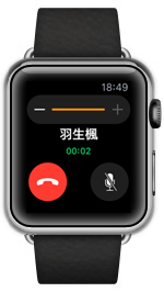 Apple Watchで通話する