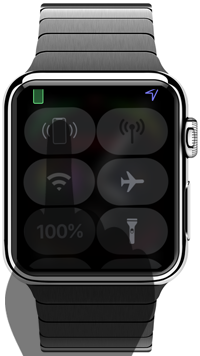 Apple Watchのコントロールセンターでアイコンを並び替える