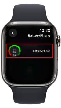 Apple Watchで文字盤にiPhoneのバッテリー残量を常に表示するように設定する