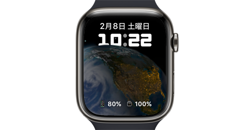 Apple Watchの文字盤にiPhoneの残バッテリー量を常に表示する方法