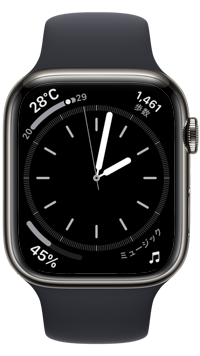 Apple Watchの文字盤に万歩計を常に表示する