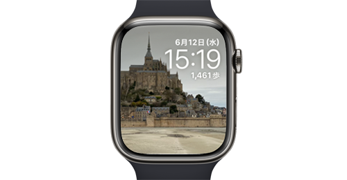 Apple Watchの文字盤に歩数(歩数計)を常に表示する方法