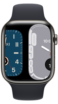 Apple Watchの文字盤をスワイプして切り替える