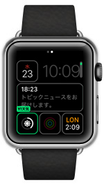 Apple Watchの文字盤に他社製アプリのコンプリケーションを表示する