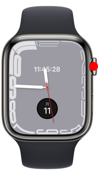 Apple Watchでデジタルクラウンをダブルクリックして最近使用したアプリを表示する