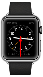 Apple Watchでグランスを表示する