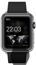 Apple Watchでグランスをタップする