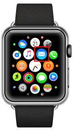 Apple Watchで「メール」アプリを起動する