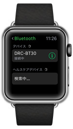 Apple WatchをBluetoothヘッドフォンをペアリングする