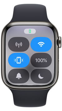 Apple Watchで設定グランスを表示する