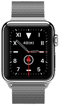 Apple Watchでコントロールセンターを表示する