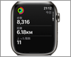 Apple Watchで1日の歩数と移動距離を表示・確認する