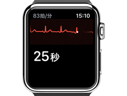 Apple Watch 電気心拍センサー