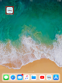オフライン状態のiPadで「Amazonプライム・ビデオ」アプリを起動する