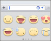 iPhone/iPod touchのFacebookで友達にスタンプを送信・追加する