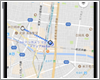 iPhone/iPod touchの「Google マップ」で地図上の距離を測定する