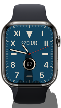 Apple Watchで文字盤のカスタマイズ画面を表示する