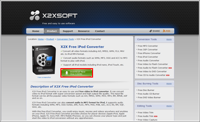 X2X Free iPod Converter