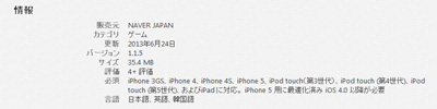 iTunesのApp Storeで選択したアプリが所有しているiPhone/iPod touch/iPadに対応しているかを確認する
