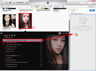 iTunes プレイリストに追加