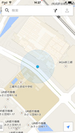 iPod touchでIKEAの無料Wi-Fiサービスを利用してマップを表示する