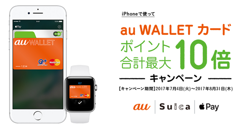 au WALLET カード ポイント合計最大10倍キャンペーン