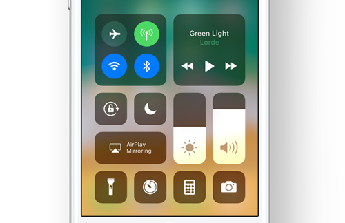 iOS11 コントロールセンター