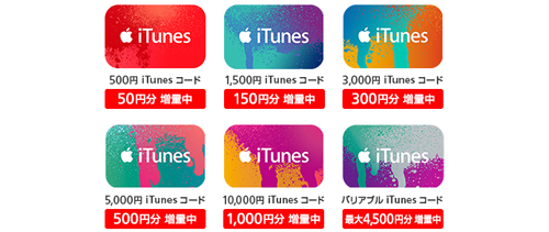 iTunes コード のご購入