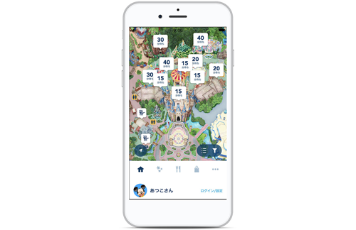 東京ディズニーリゾート・アプリ