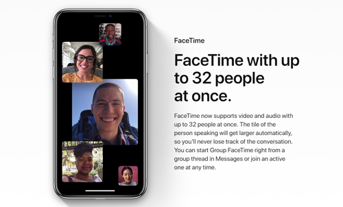 iOS12 FaceTime