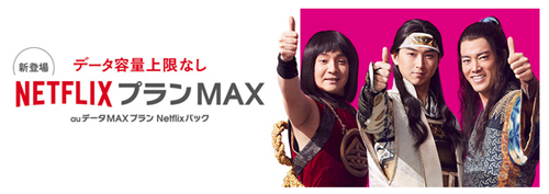 auデータMAXプラン Netflixパック