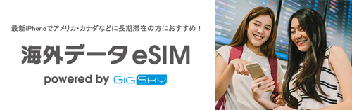 au 海外データeSIM powered by GigSky