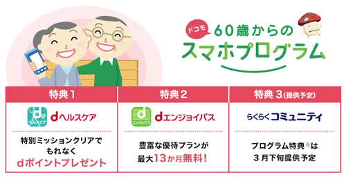 ドコモ 60歳からのスマホプログラム