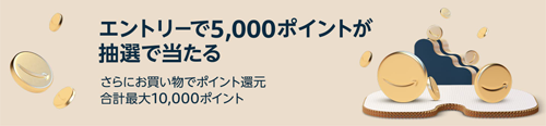 5,000ポイント還元