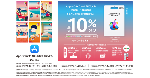 Apple Gift Card バリアブル