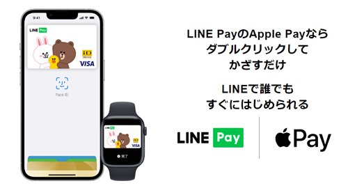 Apple Pay Visa LINE Payプリペイドカード