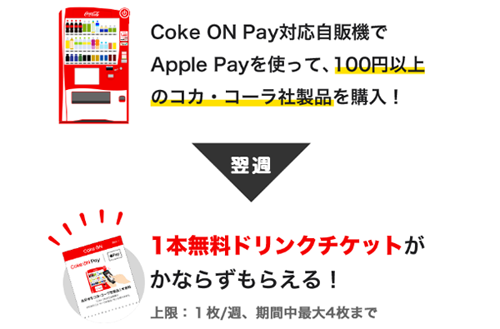 Coke ON Pay Apple Pay