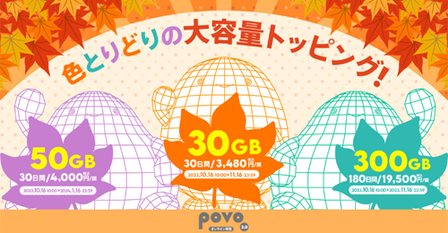 データ使い放題(3日間) 790円