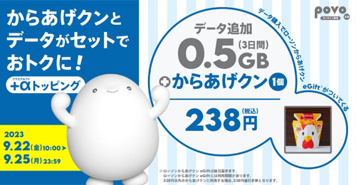 povo2.0 プラスアルファ トッピング