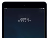 iPad/iPad miniのロック画面で「Siri」を無効にする