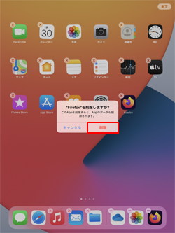 iPadで設定アプリを起動する